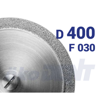 Brusný kotouč bílý diamantový disk na sádru | do násadce | ultra jemná zrnitost | 806 104 D400F 494 400