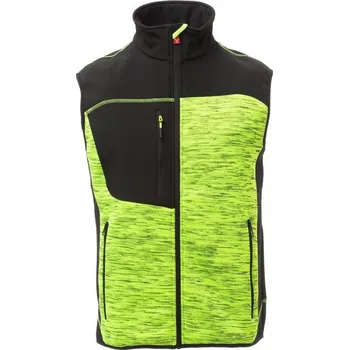 Pánská vesta PAYPER TOUR vesta PES úplet + softshell - Modrá 5XL