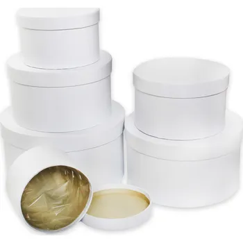 Flower box 6ks pr.26-14cm V14-9cm bílá (784268)