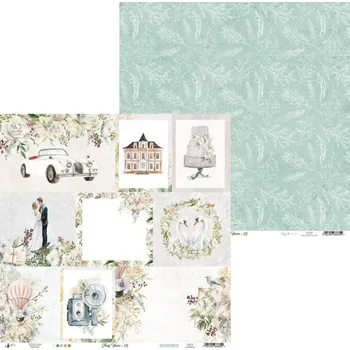 Umělecký papír P13 Oboustranný papír na scrapbook Truly Yours 30x30