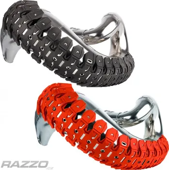 Kryt kolena výfuku Polisport Armadillo 2t Pipe Guard Černá