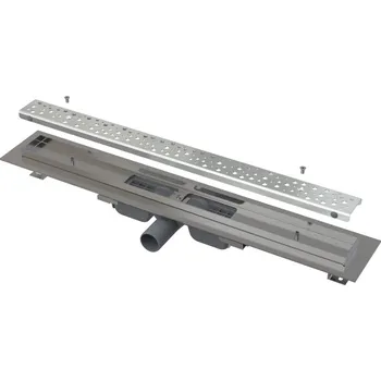 Odvodňovací žlab ALCAPLAST Antivandal Low - Podlahový žlab Antivandal s roštem ALC-APZ111-750M