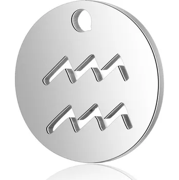 Přívěsek Šperky4U Drobný kulatý ocelový přívěšek - znamení horoskopu - OK1163-11