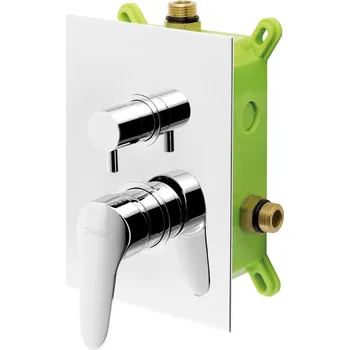 Vodovodní baterie Novaservis Podomítková baterie s boxem 2 vývody, IRIS New