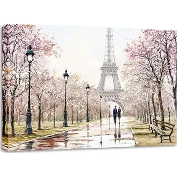 Obraz Styler Canvas Watercolor Paris Melancholy, 85 x 113 cm ID_1144672