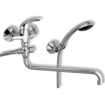 Vodovodní baterie Novaservis Vanová paneláková baterie 150 mm Metalia 55 chrom -lék páka