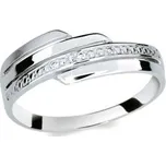 Steel Edge stříbrný prsten se zirkony 1844 Velikost: 52