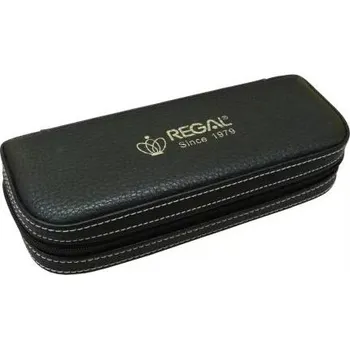 Sada pera s tužkou Pouzdro Regal 1 zip - s logem Regal, na 5 tužek