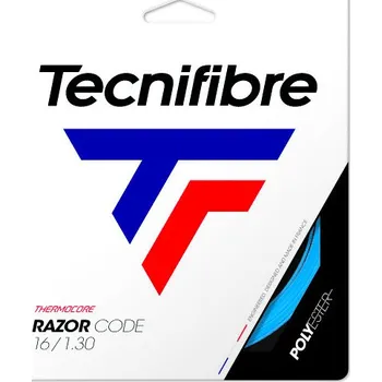 Struna na výplet tenisové rakety Tenisový výplet Tecnifibre Razor Code Blue 1,30 mm (12m)