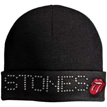 Čepice Merch The Rolling Stones: The Rolling Stones Unisex Beanie Hat: Stones Embellished