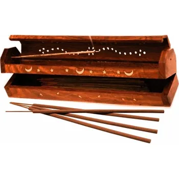 Vonná tyčinka Vykuřovadla Truhlička a stojánek na vonné tyčinky Orient