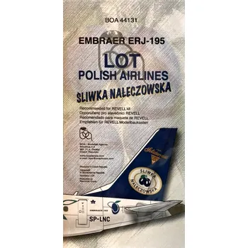 Plastikový model BOA decals 1/144 Decals Embraer ERJ-195 LOT (REV)