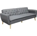 IDEA Rozkládací pohovka SANDRA P97, šedá — šedá