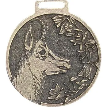 Medaile podle hodnocení CIC kamzík č.848 - zlatá medaile kamzík
