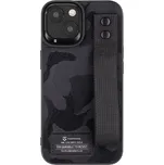 Tactical Camo Troop Drag Strap Kryt pro Apple iPhone 14 Black