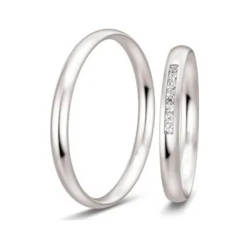 Prsten BREUNING zlaté snubní prsteny BR48/04974WG