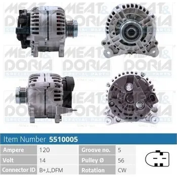 Alternátor Alternátor MEAT & DORIA 5510005