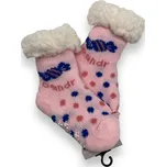 LookeN Dívčí zateplené ponožky SNOW Barva: Růžová, Velikost: 12-24