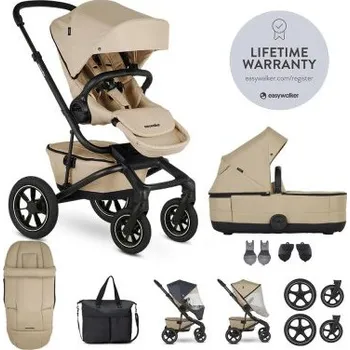 Kočárek EasyWalker Cenově zvýhodněný set Jimmey Air XXL Kombinovaný kočárek s příslušenstvím - Taupe