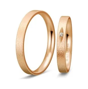 Prsten BREUNING zlaté snubní prsteny BR48/04955RG