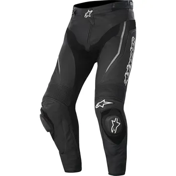 Moto kalhoty Alpinestars Leather Pants Track black 48
