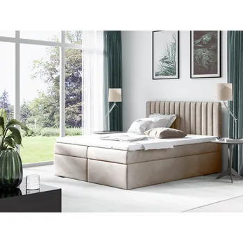 Postel Eka Kontinentální čalouněná postel CONDOR - Trinity (90x200 cm) Barva látky Trinity: (2324) Rubínová