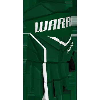 Hokejové rukavice Hokejové rukavice Warrior Alpha LX2 Max Forest Green Senior 13 palců