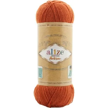Galanterie Alize Příze Superwash Artisan 433 rezavá