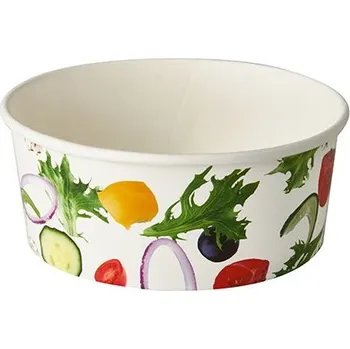 Jednorázové nádobí Papstar Miska na salát 750ml- ovoce, 45ks