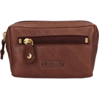 Kožená klíčenka Lagen K-2011 - světle hnědá