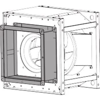 RFU-500-PV-Z pružná vložka pro průmyslový radiální ventilátor Alteko RFU