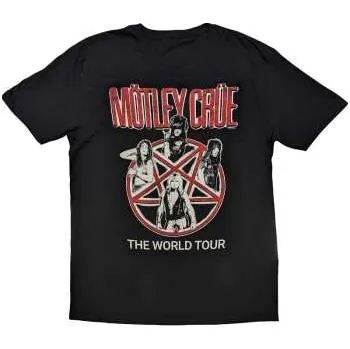 Pánské oblečení Merch Mötley Crüe: Motley Crue Unisex T-shirt: Vintage World Tour (small) S