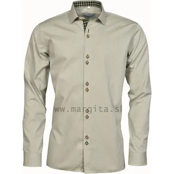 Pánská košile Margita Trapper Myslivecká košile Mojmír - dlouhý rukáv - Velikost 42