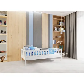 Dětská postýlka Dětská postel Lilly Plus 2 se snímatelnou zábranou - 90 x 180 cm