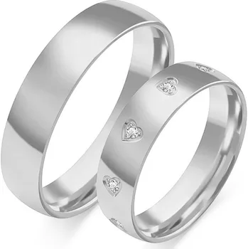 Prsten SOFIA zlatý dámský snubní prsten ZSO-356WWG