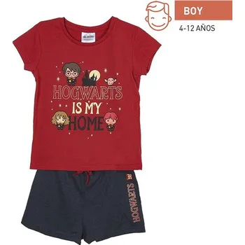 Dámské pyžamo Artesanía Cerdá S.L. - Krátké pyžamo Bradavice pro chlapce - Harry Potter - 6 years