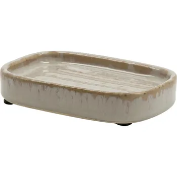 Dávkovač mýdla Šedá kameninová miska na mýdlo Meraki Datura