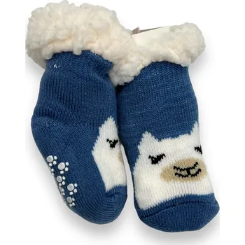 LookeN Chlapecké modré zateplené ponožky Barva: Modrá, Velikost: 0-12