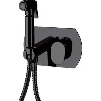 Vodovodní baterie HOPA Podomítková bidetová baterie se sprškou ARNO 6014 - černá matná BAREI6014