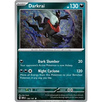 Karetní hra Darkrai 136/197 - Obsidian Flames Typ karty: Holo