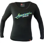 HAVEN Cyklistické triko s dlouhým rukávem - AMAZON LADY LONG MTB - černá/zelená S