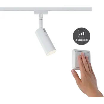 Paulmann 95591 Tubo, spot pro Urail system, 1x4W LED 3000K, tříkrokové stmívání, bílá