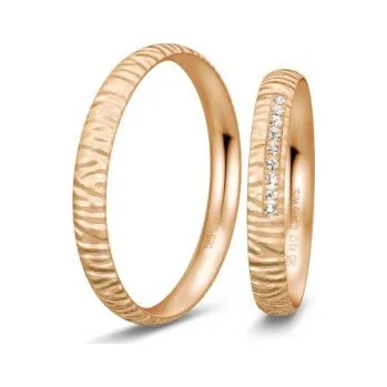 Prsten BREUNING zlaté snubní prsteny BR48/04977RG