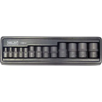 Gola hlavice Hlavice nástrčné, E-profil E4-E24, S2, sada 13 dílů, Welzh (Welzh Werkzeug)
