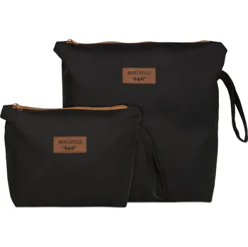 Kosmetická taška Taštička na potřeby pro miminko / černá Velikost taštičky: Malá taštička (22x15 cm)