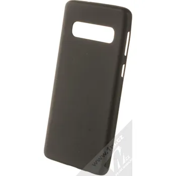 Pouzdro na mobilní telefon 1Mcz Back Matt-TO TPU ochranný kryt pro Samsung Galaxy S10 černá (black)