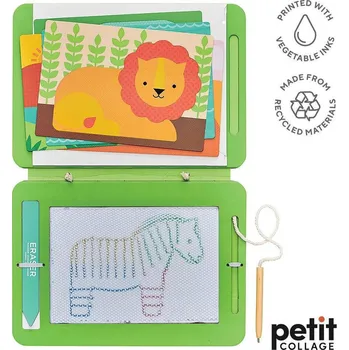 Magnetická kreslící tabulka Petit Collage Magnetická kreslící tabulka Divoká zvířata