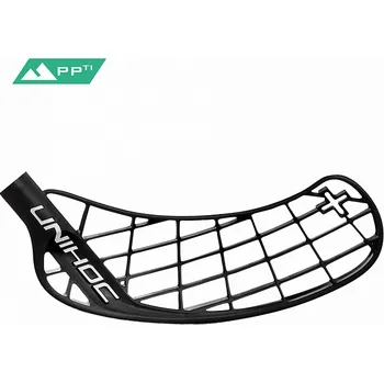 Florbalová čepel UNIHOC čepel Player+ HARD TITAN PP bílá - tvrdá - pravá (pravá ruka dole)