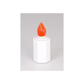 Smuteční dekorace Svíčka elektrická 88 dní - červená