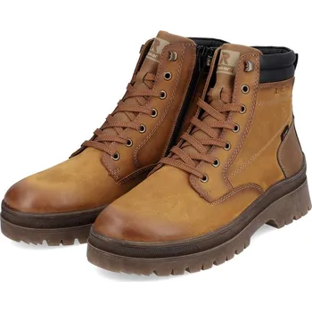 Pánské polobotky RIEKER - REVOLUTION Pánská kotníková obuv U0272-68 Rieker-R hnědá Barva: gelb, Velikost: 42